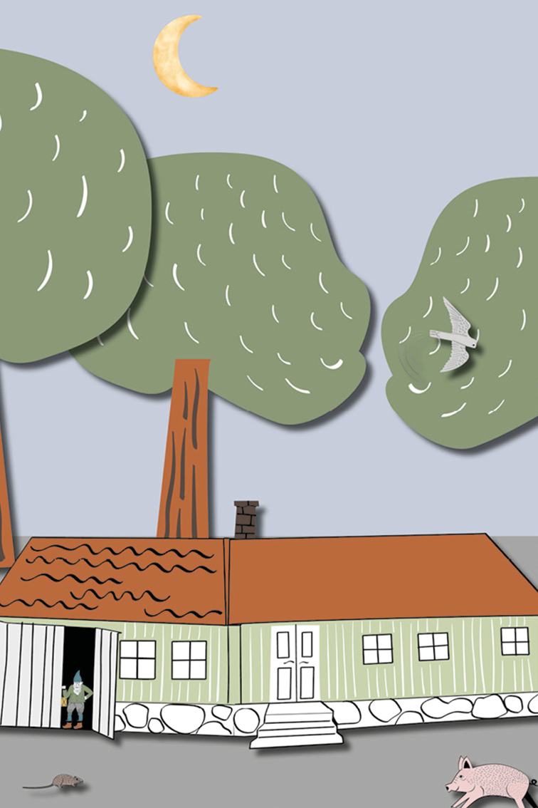 Kura skymning med Rian